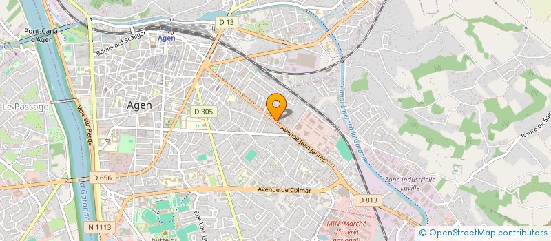 localisation de l'entreprise MONSIEUR SALIM SAKO  AGEN