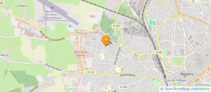 localisation de l'entreprise MONSIEUR SALIM SHAHIN  NEVERS