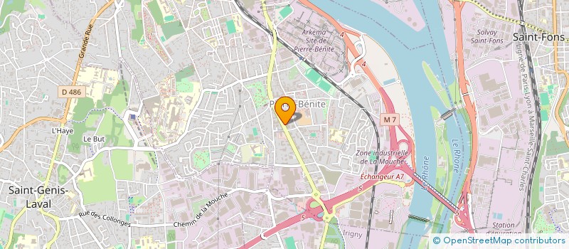 localisation de l'entreprise MONSIEUR SALIM TAIAR  OULLINS-PIERRE-BENITE