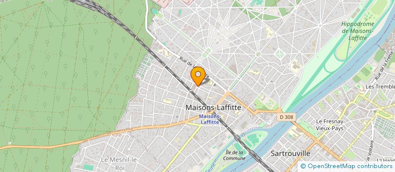 localisation de l'entreprise MONSIEUR SALIM TALEB  MAISONS-LAFFITTE