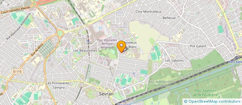 localisation de l'entreprise MONSIEUR SALIM TAMDRARI à SEVRAN
