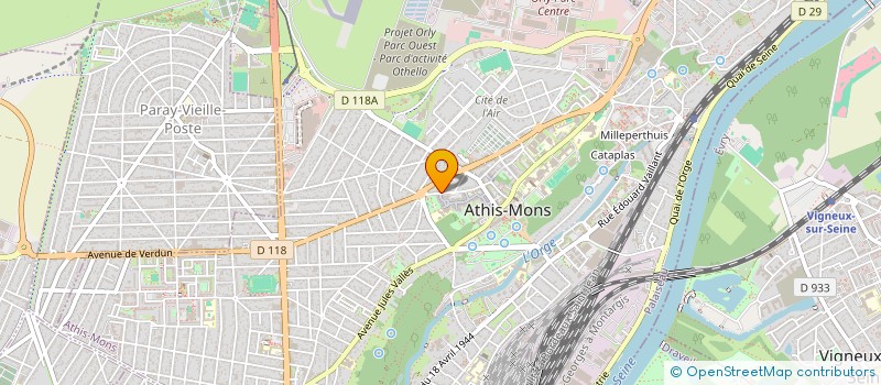 localisation de l'entreprise MONSIEUR SALIM TEBANI à ATHIS-MONS