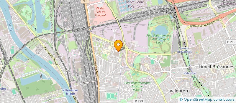 localisation de l'entreprise MONSIEUR SALIM TOUNANI  VILLENEUVE-SAINT-GEORGES