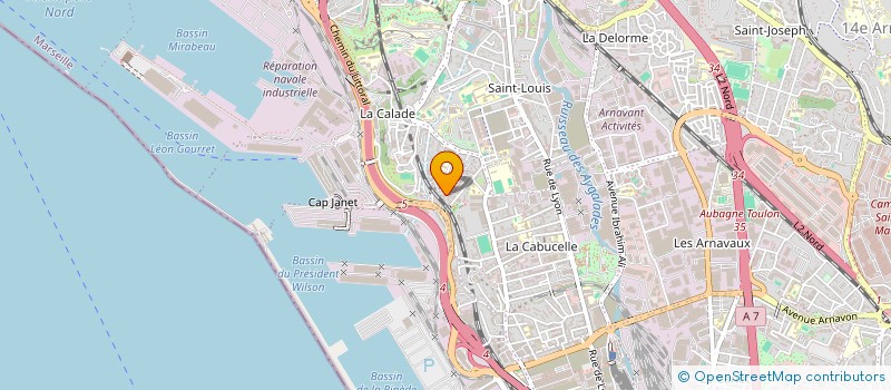 localisation de l'entreprise MONSIEUR SALIM TRAIAIA à MARSEILLE