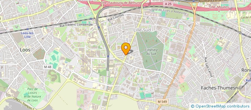 localisation de l'entreprise MONSIEUR SALIM ZAAZAA à LILLE