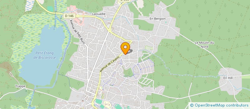 localisation de l'entreprise MONSIEUR SALIM-ZACHARIE AMRANI  BISCARROSSE