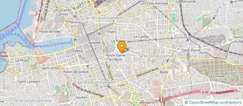 localisation de l'entreprise MONSIEUR SALIM ZAIGOUCHE  MARSEILLE