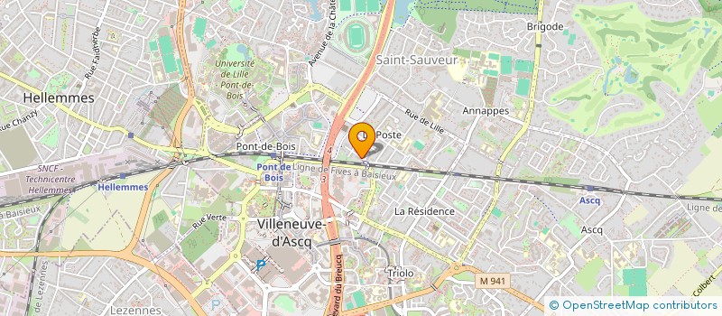 localisation de l'entreprise MONSIEUR SALIM ZANZAN  VILLENEUVE-D'ASCQ