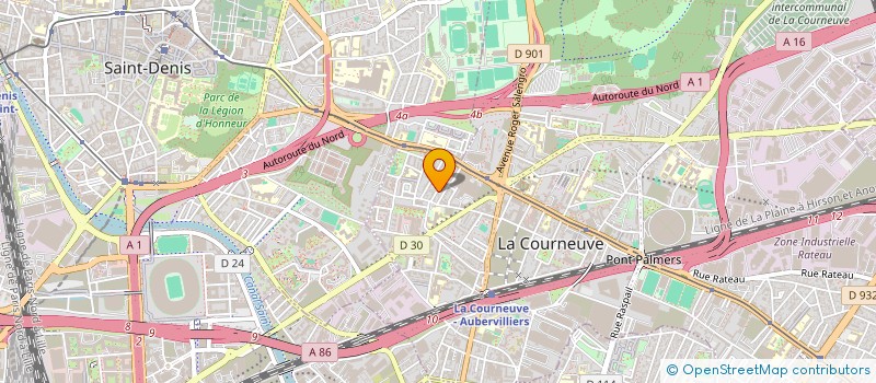 localisation de l'entreprise MONSIEUR SALIM ZERMANI  LA COURNEUVE