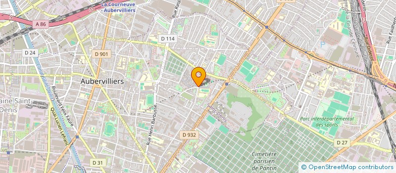 localisation de l'entreprise MONSIEUR SALIM ZOUAI  AUBERVILLIERS