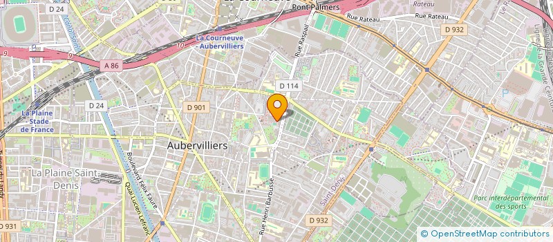 localisation de l'entreprise MONSIEUR SALIMOU DANFAKHA à AUBERVILLIERS