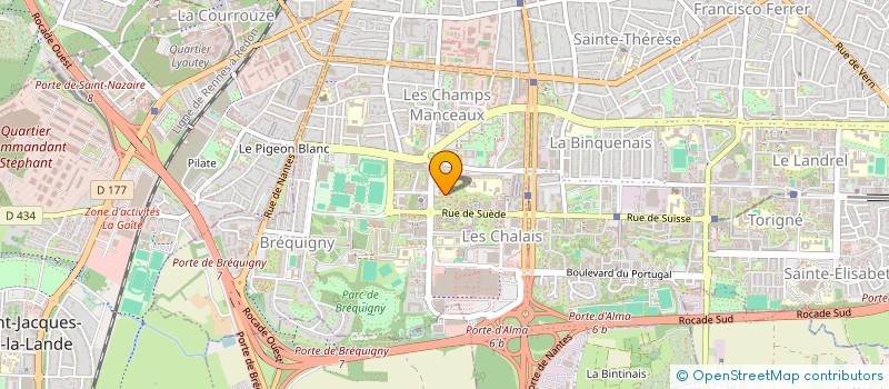 localisation de l'entreprise MONSIEUR SALIMOU DIABY  RENNES