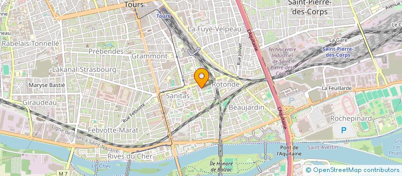 localisation de l'entreprise MONSIEUR SALIMOU DIAWARA  TOURS