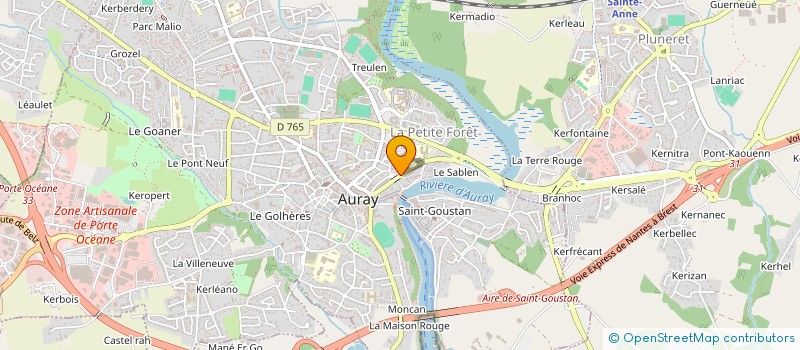 localisation de l'entreprise MONSIEUR SALIMOU M'DJAHIDI à AURAY