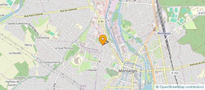 localisation de l'entreprise MONSIEUR SALIMOU SANE  MONTARGIS