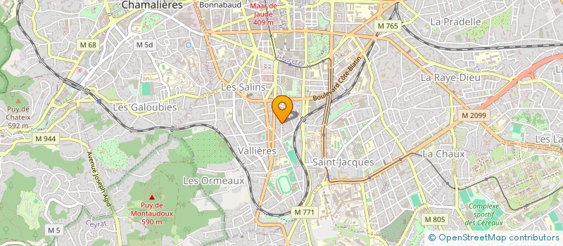 localisation de l'entreprise MONSIEUR SALIMOU SOUARE  CLERMONT-FERRAND