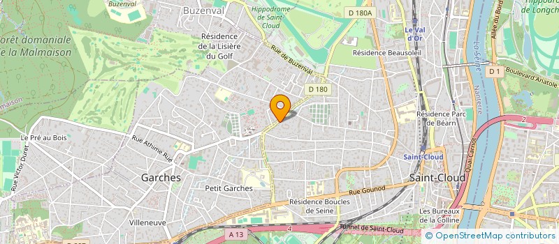 localisation de l'entreprise MONSIEUR SALIOU CISSE BIO à SAINT-CLOUD