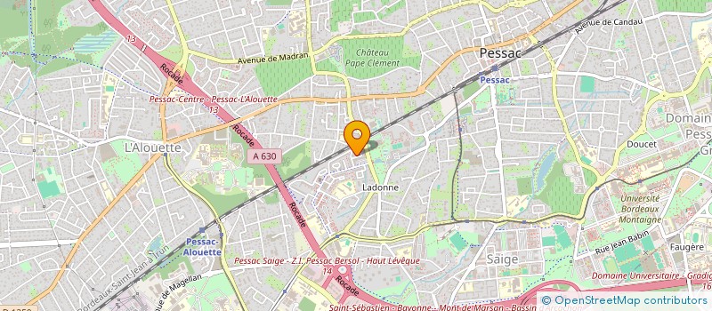 localisation de l'entreprise MONSIEUR SALIOU DIOUF à PESSAC