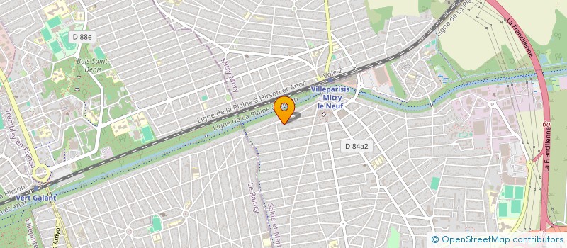 localisation de l'entreprise MONSIEUR SALIOU DRAME  VILLEPARISIS