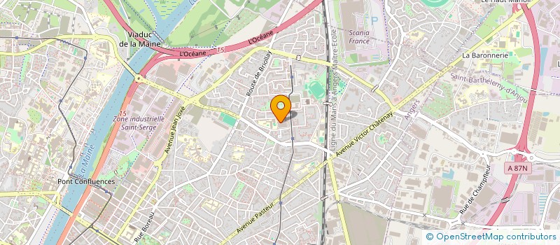 localisation de l'entreprise MONSIEUR SALIOU FADIGA à ANGERS