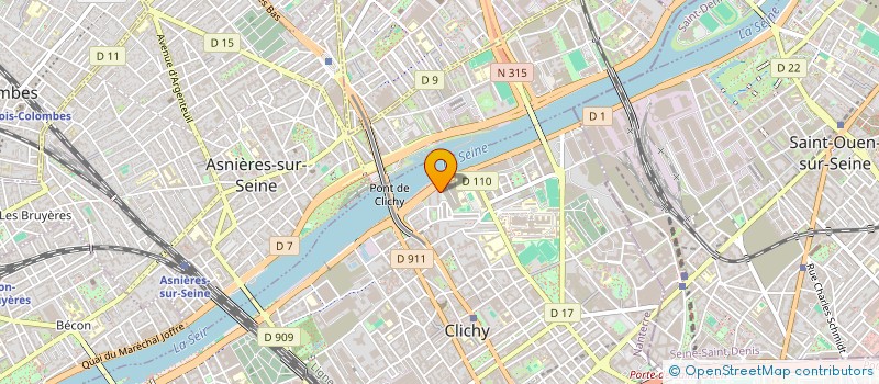 localisation de l'entreprise MONSIEUR SALIOU FALL à CLICHY