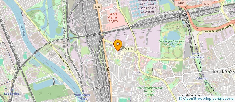 localisation de l'entreprise MONSIEUR SALIOU IDRISSOU  VILLENEUVE-SAINT-GEORGES