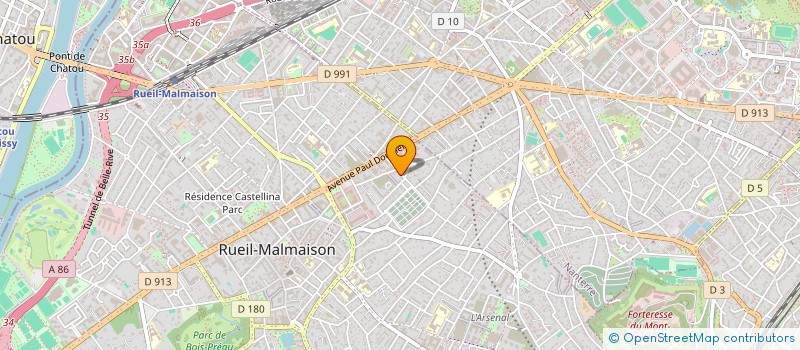localisation de l'entreprise MONSIEUR SALIOU OSSENI à RUEIL-MALMAISON