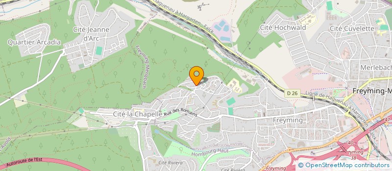 localisation de l'entreprise MONSIEUR SALLAH CHERIF  FREYMING-MERLEBACH