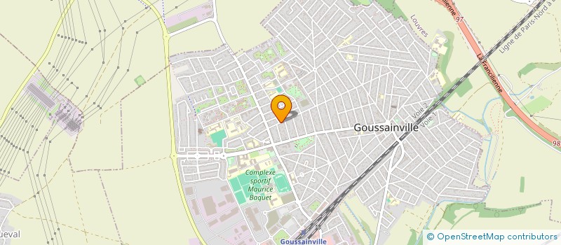 localisation de l'entreprise MONSIEUR SALLAH-UDDINE MARCHAL  GOUSSAINVILLE