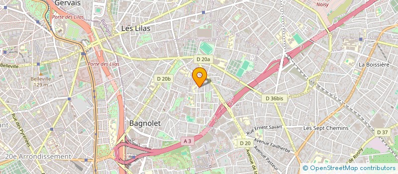 localisation de l'entreprise MONSIEUR SALLE DIOUMASSY à BAGNOLET