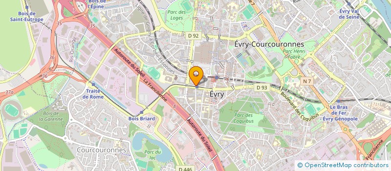 localisation de l'entreprise MONSIEUR SALLE SANGARE  EVRY-COURCOURONNES