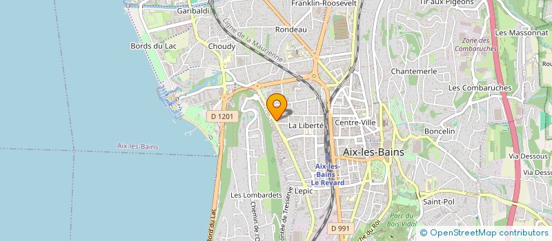 localisation de l'entreprise MONSIEUR SALLY ELYOVICS à AIX-LES-BAINS