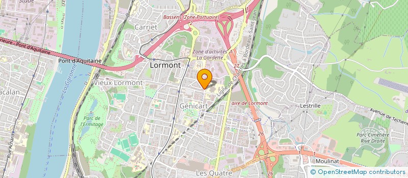 localisation de l'entreprise MONSIEUR SALLY MOUSSA  LORMONT