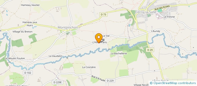 localisation de l'entreprise MONSIEUR SALLY WILSON  MONTPINCHON