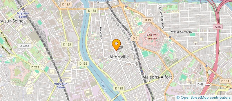 localisation de l'entreprise MONSIEUR SALMAN CHAHINE à ALFORTVILLE