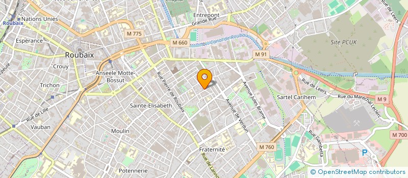 localisation de l'entreprise MONSIEUR SALMAN RAS  ROUBAIX