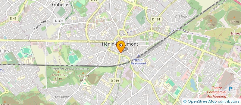 localisation de l'entreprise MONSIEUR SALMAN SALMAN  HENIN-BEAUMONT