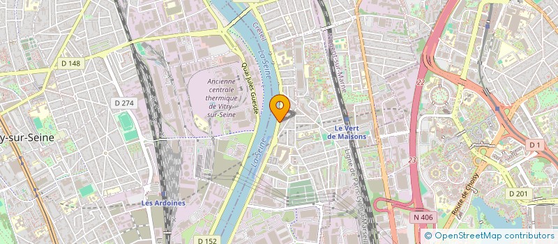 localisation de l'entreprise MONSIEUR SALMANE LEBBAR  ALFORTVILLE