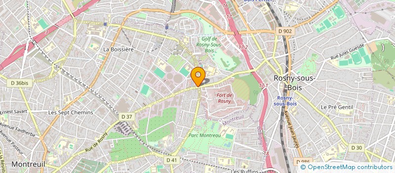 localisation de l'entreprise MONSIEUR SALMEN MASTOURI à MONTREUIL