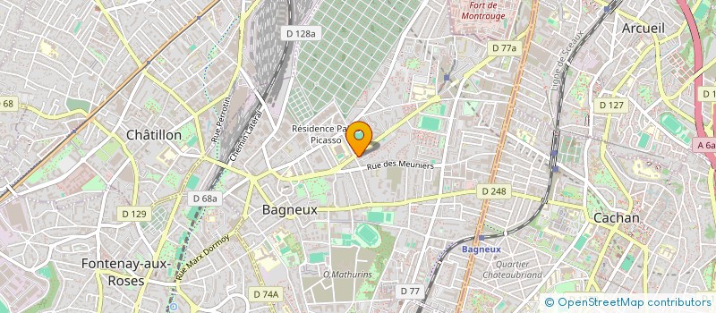 localisation de l'entreprise MONSIEUR SALMEN MIMOUNI à BAGNEUX