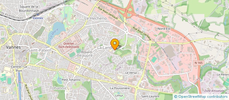 localisation de l'entreprise MONSIEUR SALOINE OUCHANE à VANNES