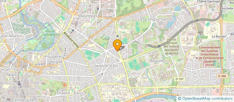 localisation de l'entreprise MONSIEUR SALOME VICENTE SANTA CRUZ  RENNES