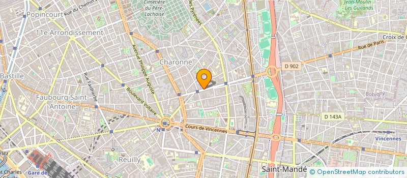 localisation de l'entreprise MONSIEUR SALOMON ABERGEL  PARIS