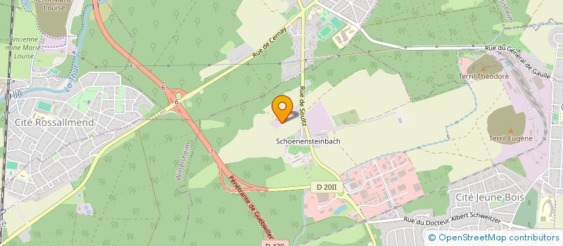 localisation de l'entreprise MONSIEUR SALOMON ADEL  WITTENHEIM