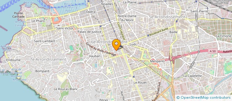 localisation de l'entreprise MONSIEUR SALOMON ALMALEH à MARSEILLE 6EME