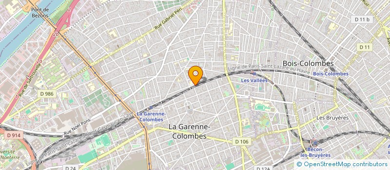 localisation de l'entreprise MONSIEUR SALOMON HITOTO à COLOMBES