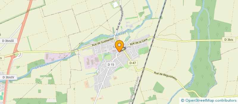 localisation de l'entreprise MONSIEUR SALOMON KREUZER  MERXHEIM