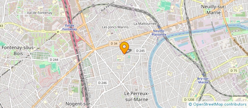 localisation de l'entreprise MONSIEUR SALOMON MARRATCHE  LE PERREUX-SUR-MARNE