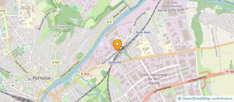 localisation de l'entreprise MONSIEUR SALOMON PARTOUCHE  SAINT-OUEN-L'AUMONE