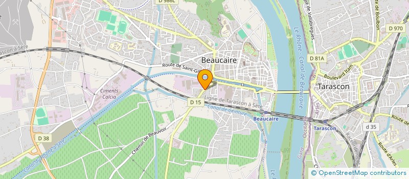 localisation de l'entreprise MONSIEUR SALOMON ROSALES ABARCA  BEAUCAIRE